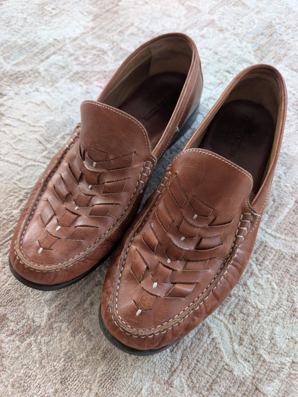 Johnston & Murphy Brown leather loafers